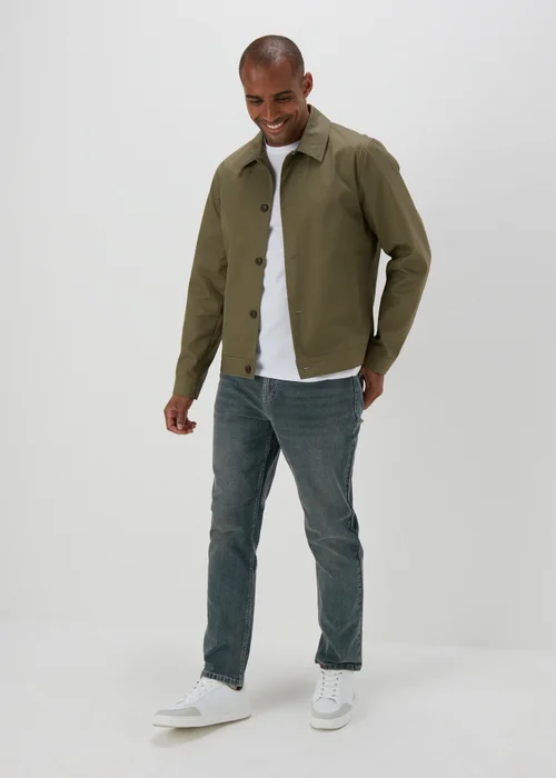 Grey Blue Slim Fit Jeans - 30 R Image 4