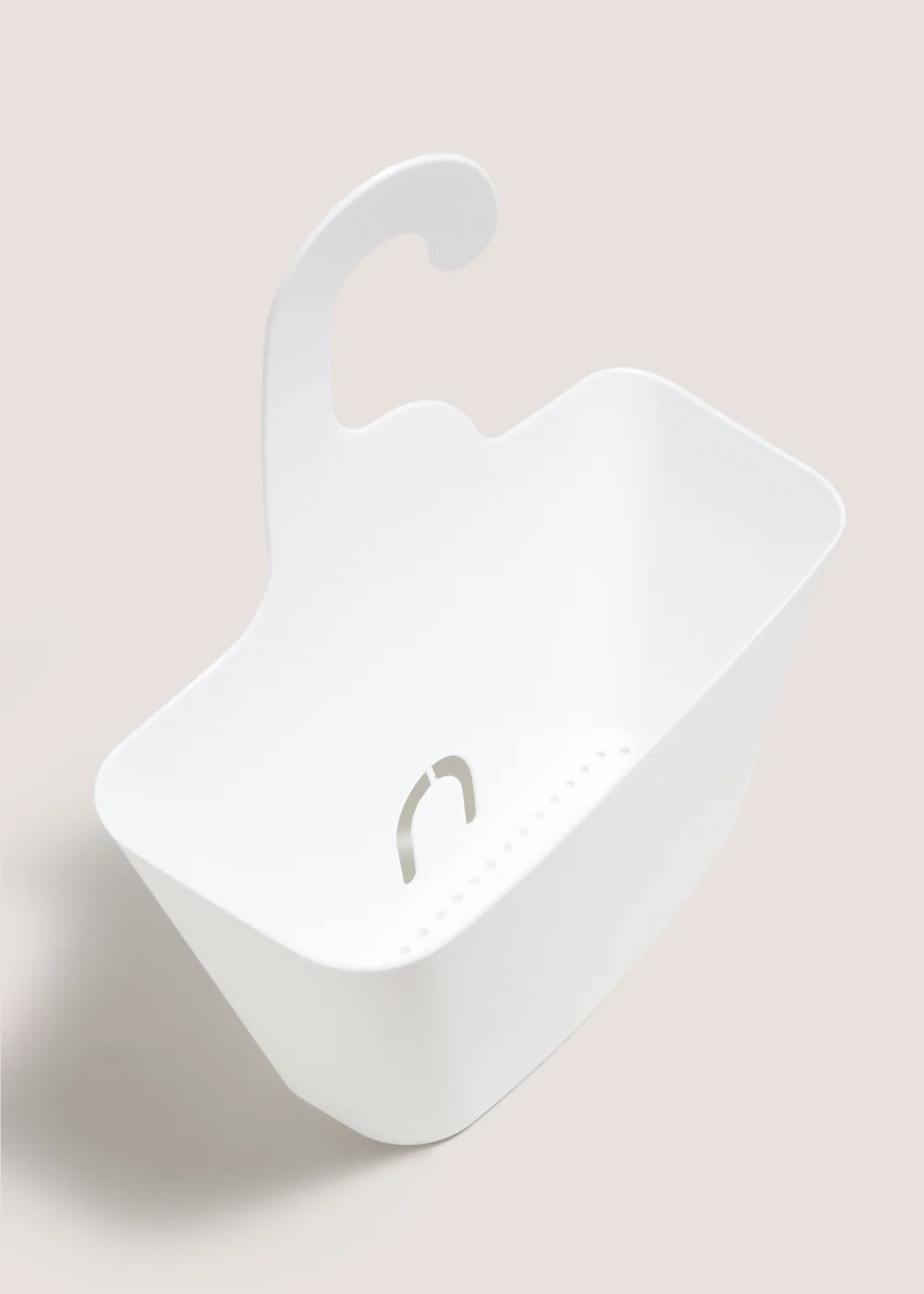 White Plastic Shower Caddy (28cmx32cm) Image 2