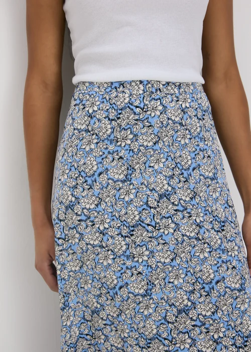 Blue Floral Midaxi Skirt - 8 Image 3