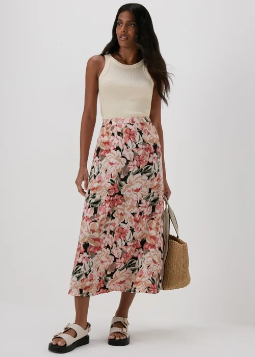 Multicolour Floral Flared Maxi Skirt - 8 Image 1