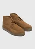 Brown Suede Desert Boots - Size 6 Image 1