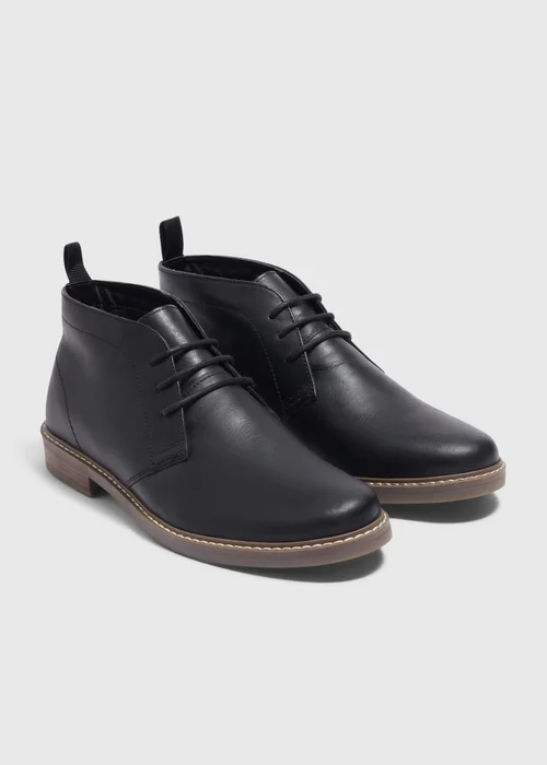 Black Chukka Boots - Size 6 Image 1