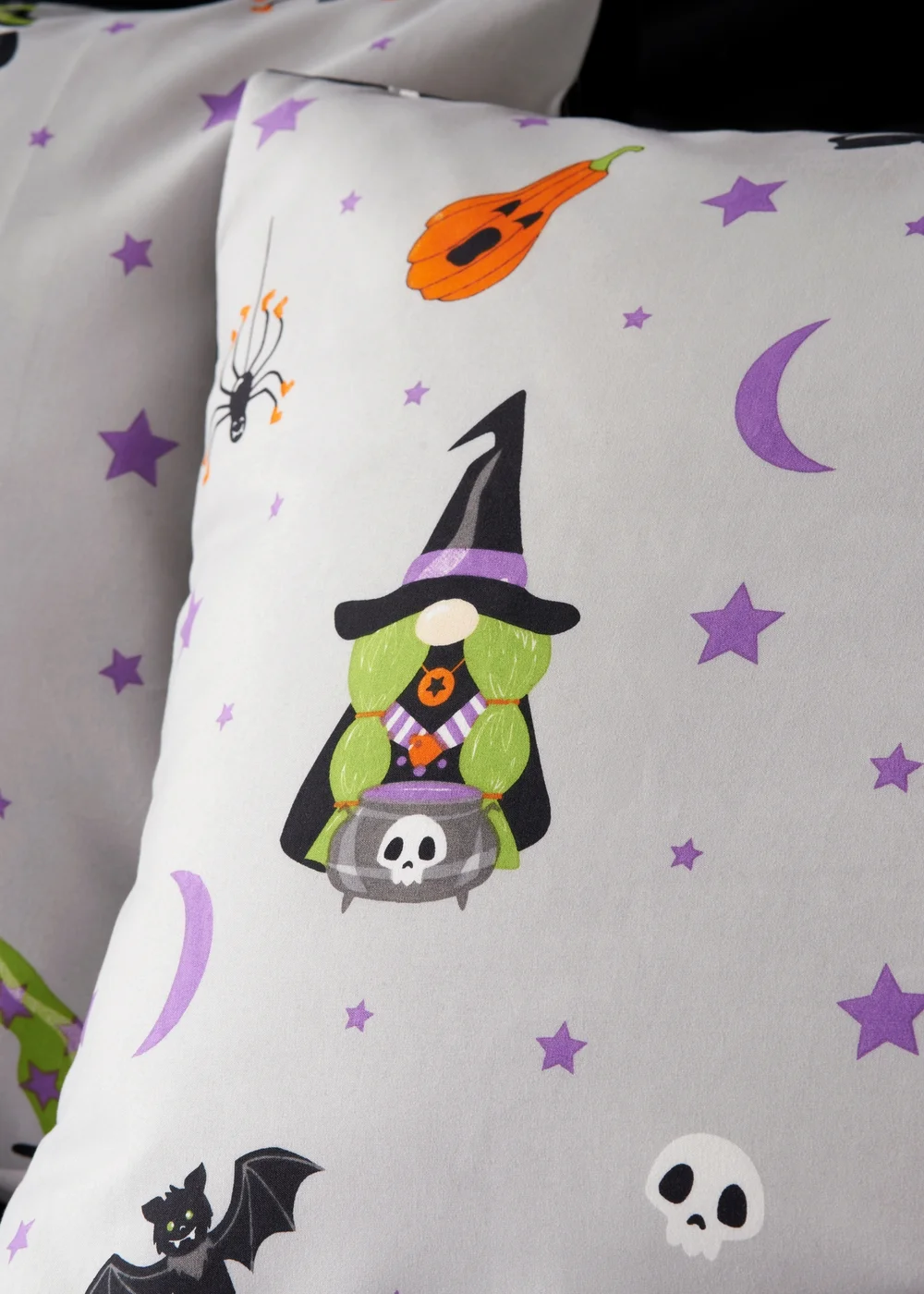 Halloween Reversible Gnome Duvet Set - Single Image 2