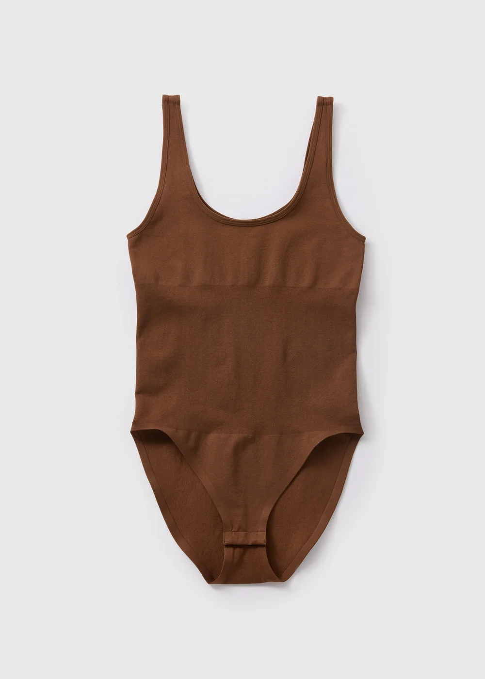 Brown Seamless Shapewear Bodysuit - Small Image 1