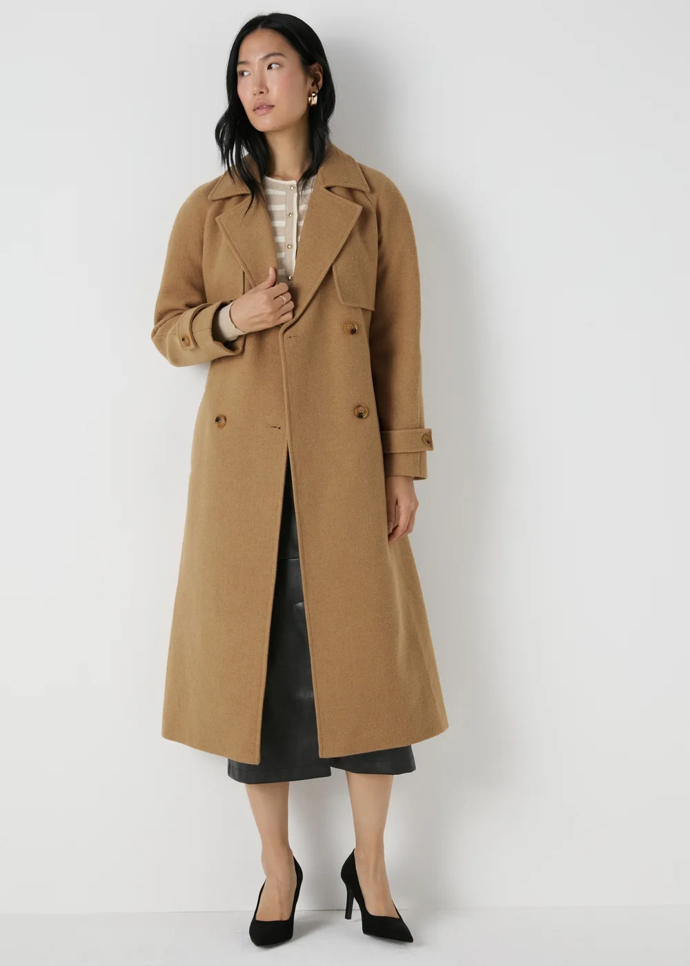 Et Vous Camel Trench Coat - 8 Image 1