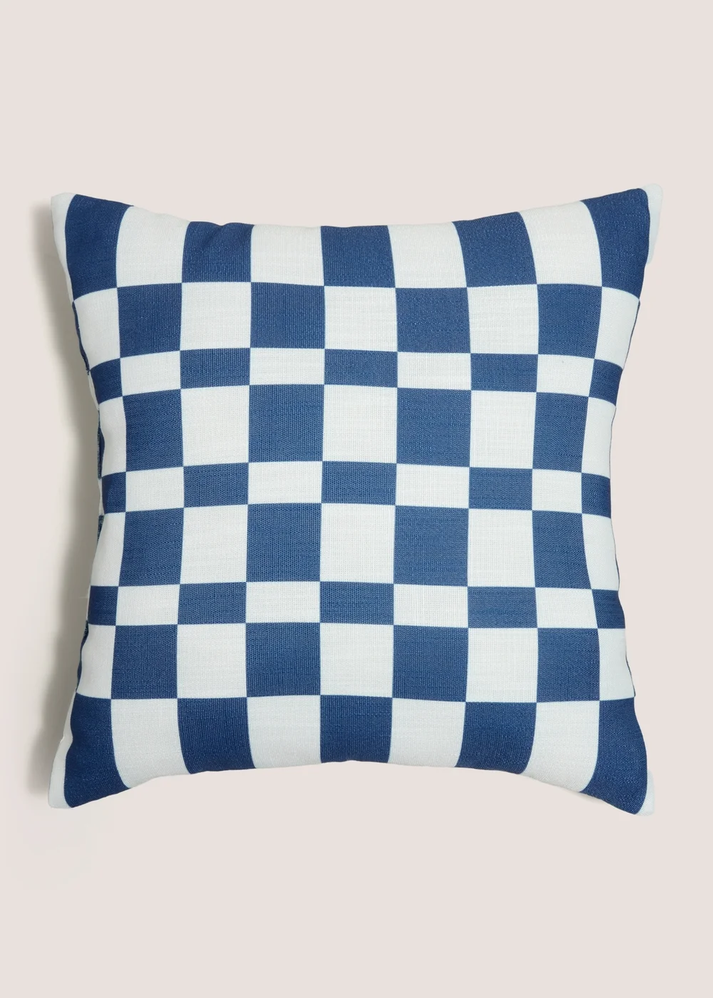 Green Reversible Checkerboard Cushion Image 1