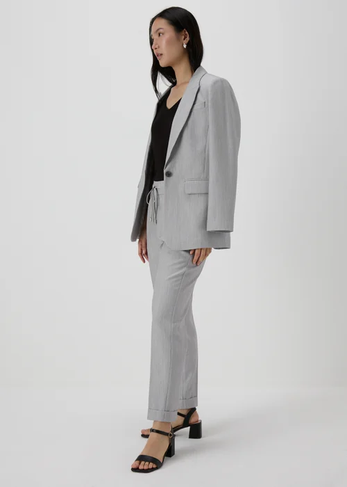 Et Vous Grey Tapered Trousers - 8 Image 4
