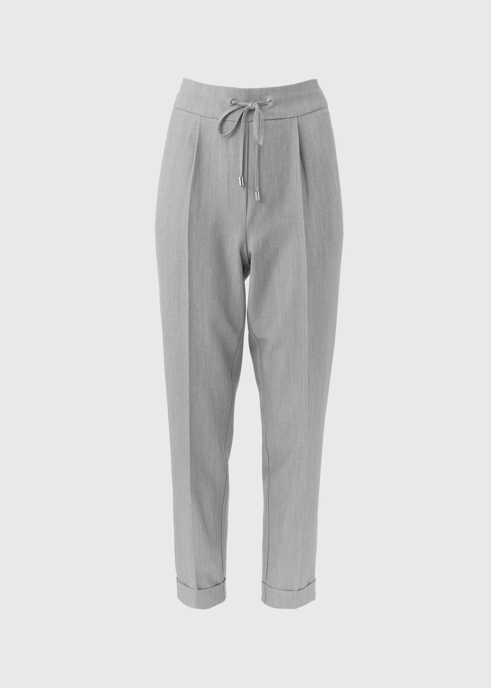 Et Vous Grey Tapered Trousers - 8 Image 5