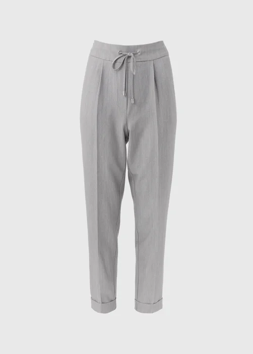 Et Vous Grey Tapered Trousers - 8 Image 5