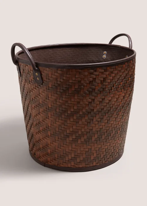 Dark Woven Urban Basket Image 1
