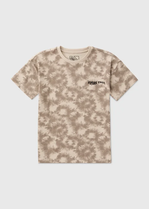 Boys Stone Tie Dye T-Shirt (7-15yrs) - 7 Yrs Image 1