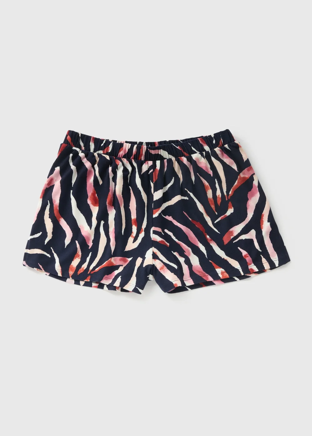 Navy Animal Print Pyjama Shorts - Extra small Image 4
