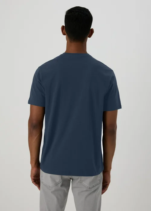 3 Pack Black White & Navy Plain T-Shirt - S Image 3