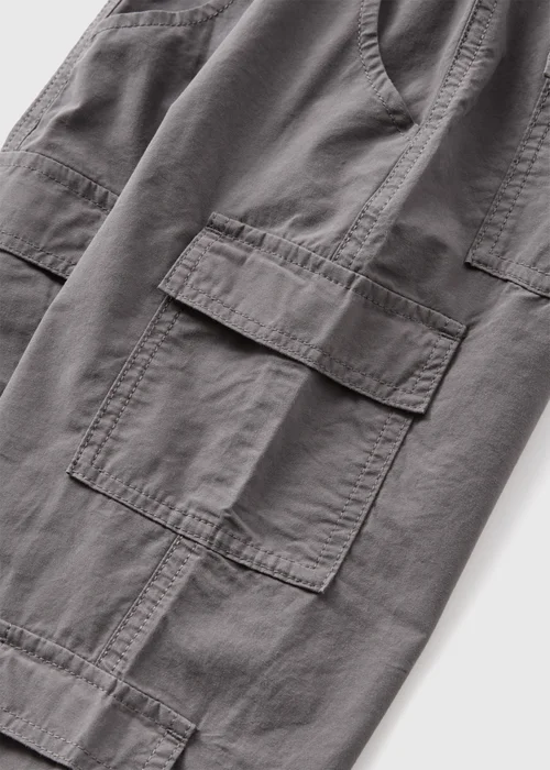 Girls Charcoal Cargo Trousers (7-15yrs) - Age 10 Years Image 2