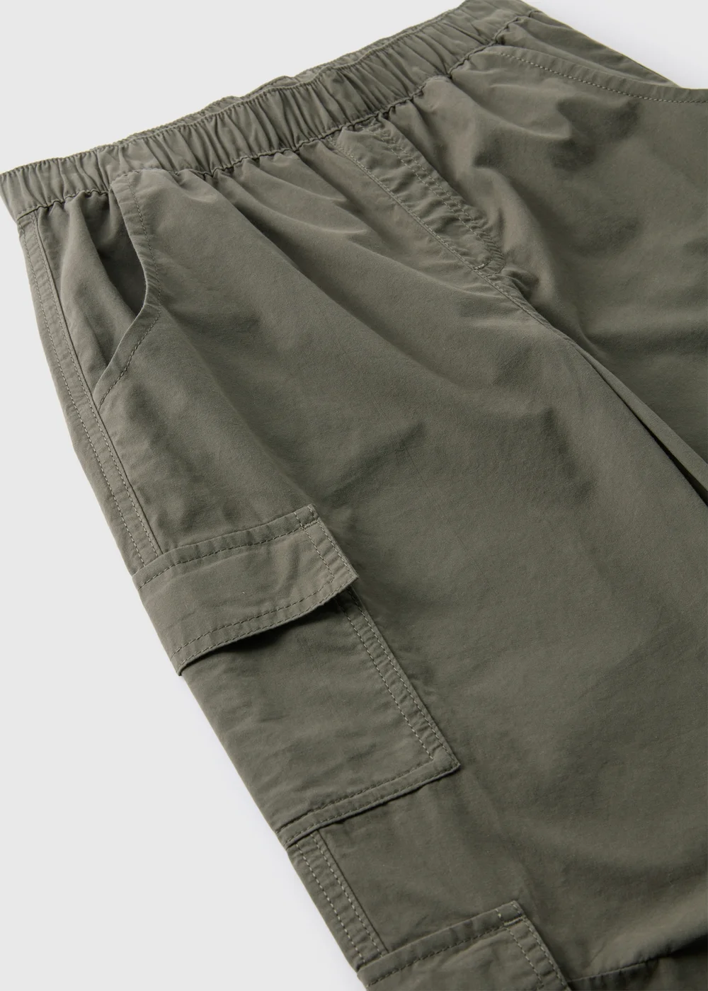 Girls Khaki Cargo Trousers (7-15yrs) - Age 7 Years Image 2