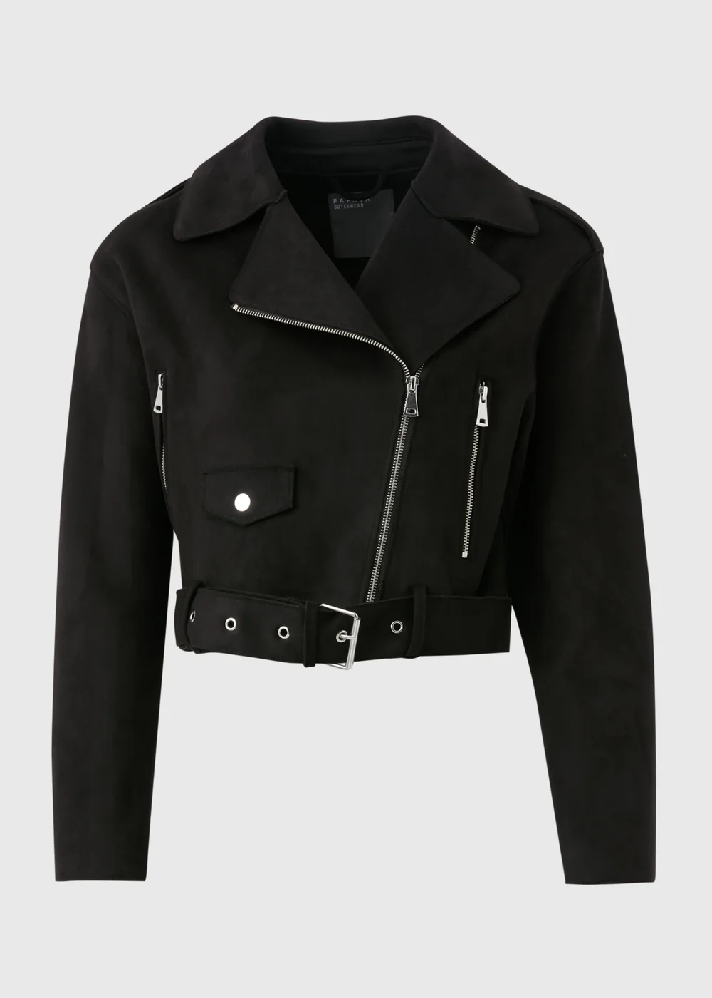 Black Suede Biker Jacket - 8 Image 5