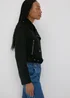 Black Suede Biker Jacket - 8 Image 3