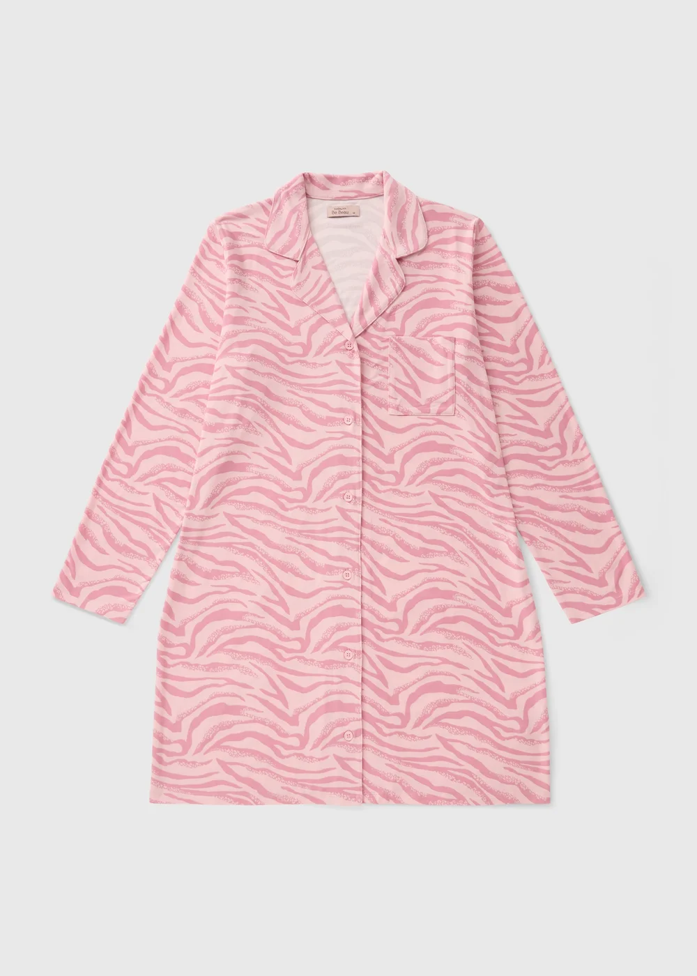 Pink Zebra Shirt Nightie - Extra small Image 3