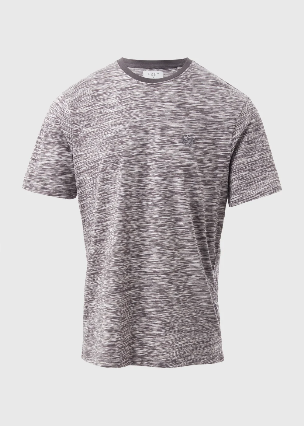Grey Space Dye T-Shirt - S Image 5