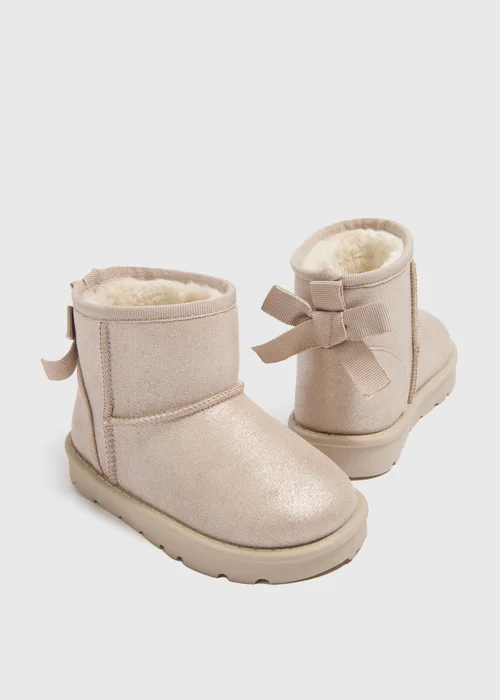 Girls Stone Snug Boots (Younger 4-9) - 6 Infant Image 2