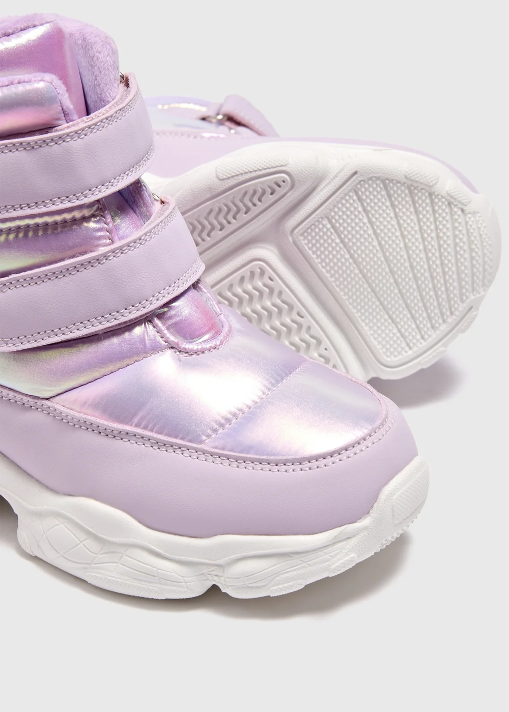 Girls Lilac Snow Boots (Younger 8- Older 2) - Size 1 Image 2