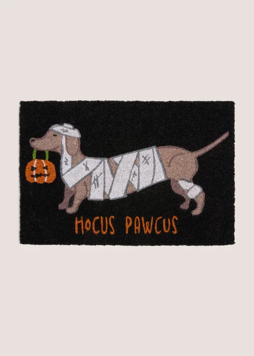 Halloween Spooky Dog Doormat Image 1