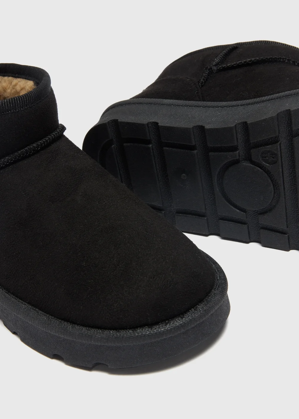 Girls Black Snug Boots (Younger 10-Older 5) - Size 1 Image 2