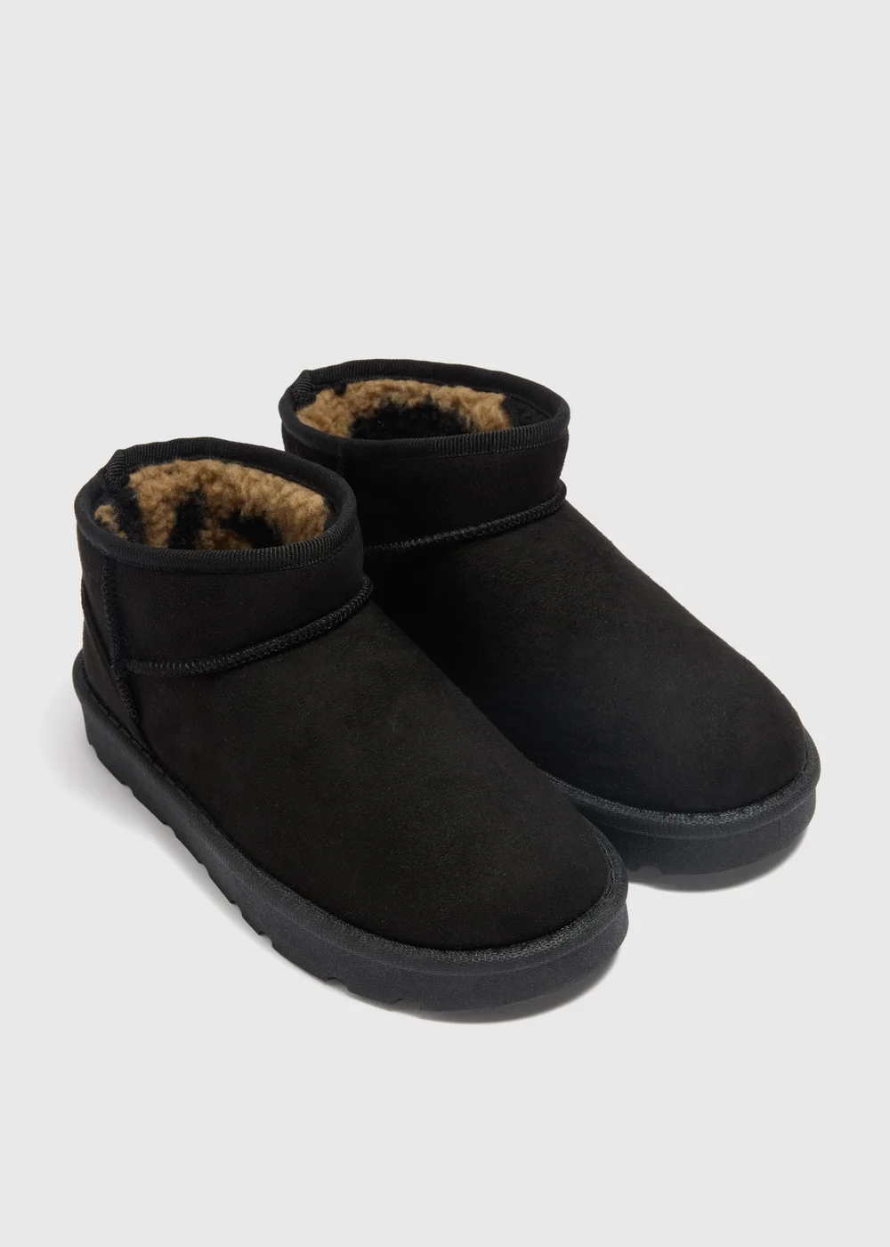 Girls Black Snug Boots (Younger 10-Older 5) - Size 1 Image 1