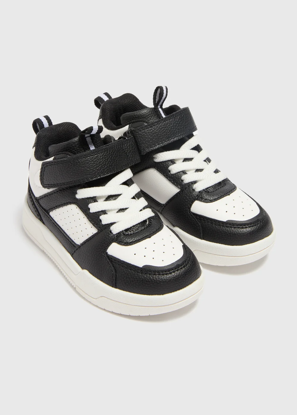 Boys Black High Top Trainers (Younger 4-11) - Size 4 Infants Image 1