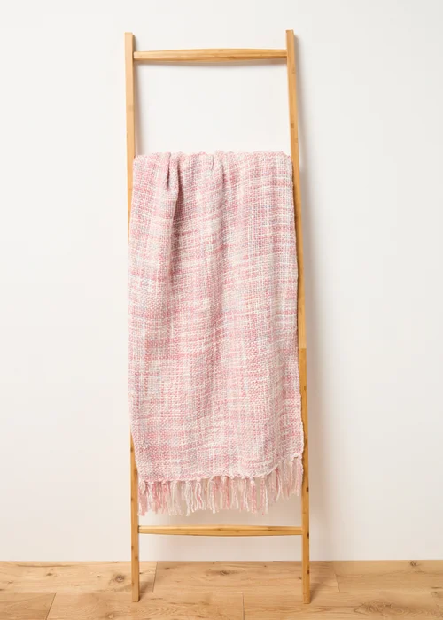Pink Mottle Throw Image 1