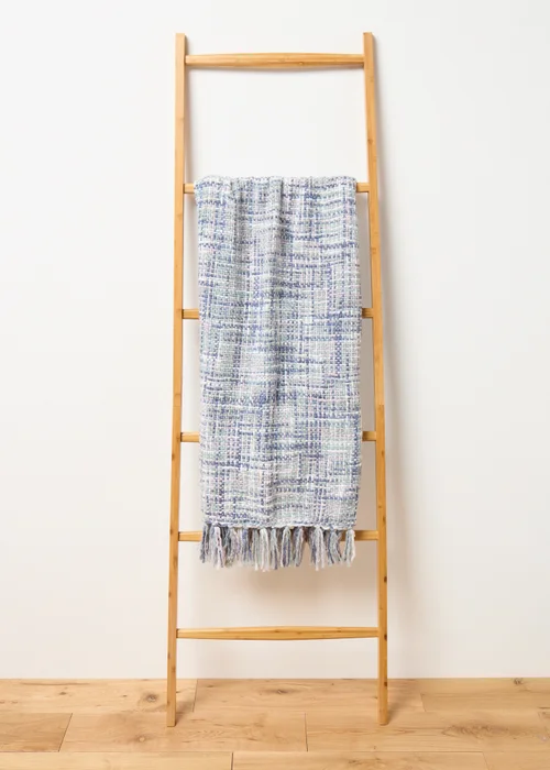 Blue Mottle Throw Image 1