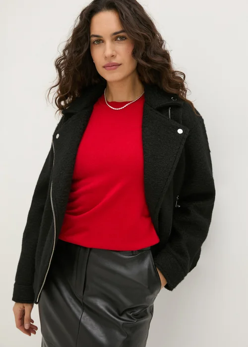 Red Soft Long Sleeve Top - 8 Image 3