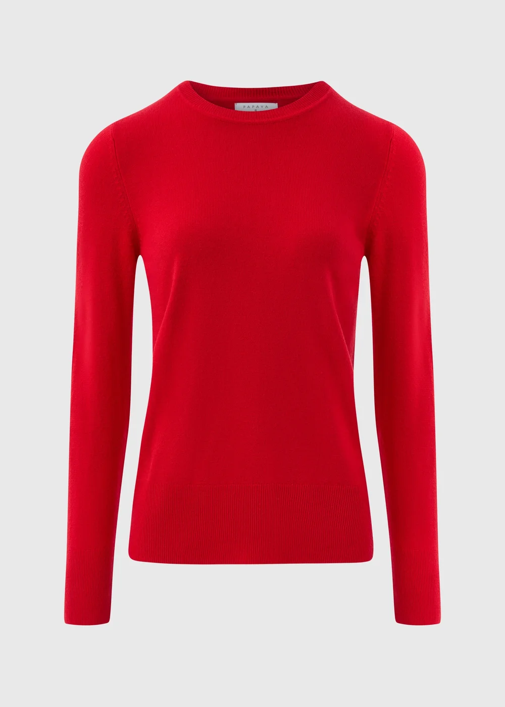 Red Soft Long Sleeve Top - 8 Image 4
