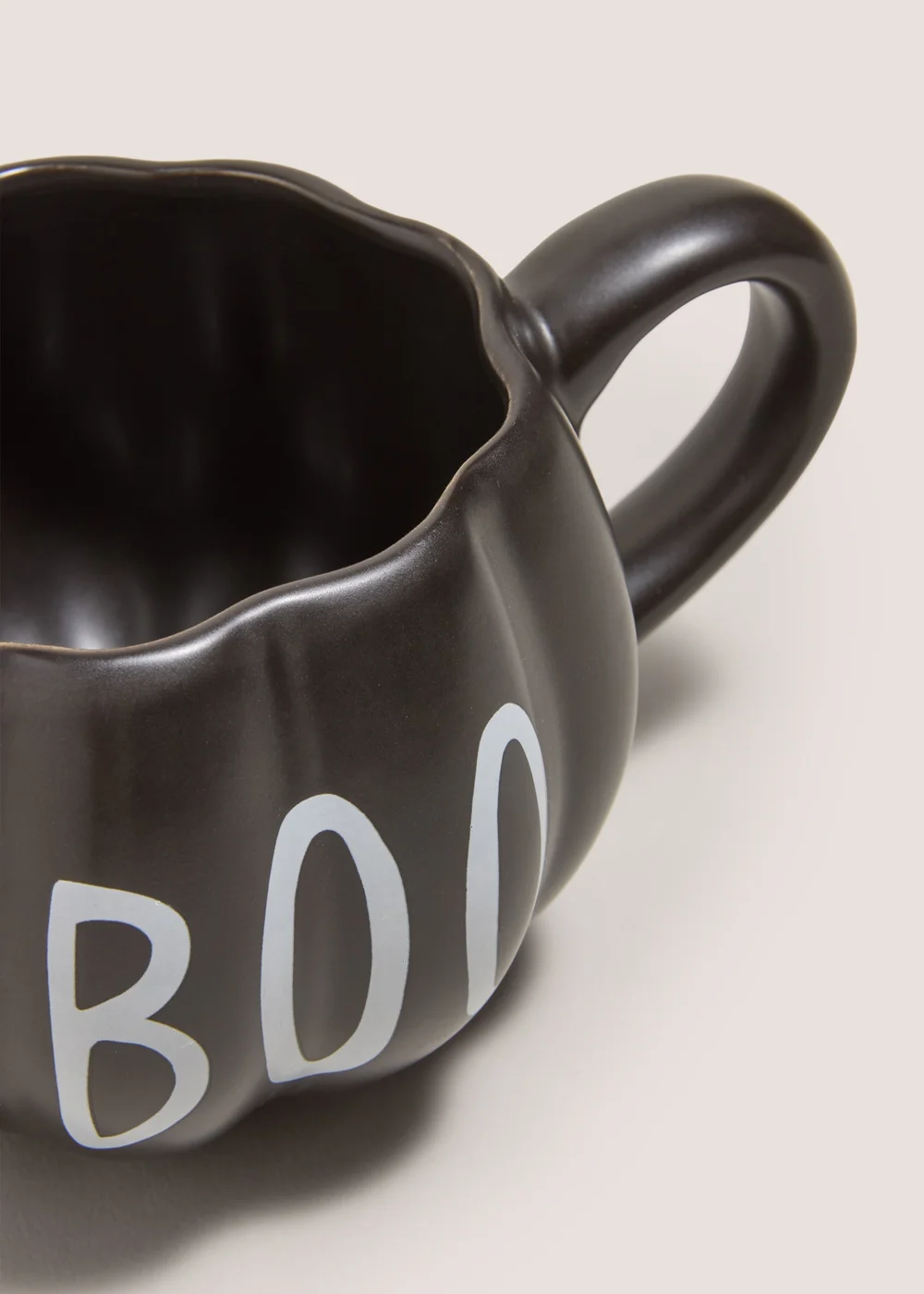 Halloween Black Boo Mug Image 2
