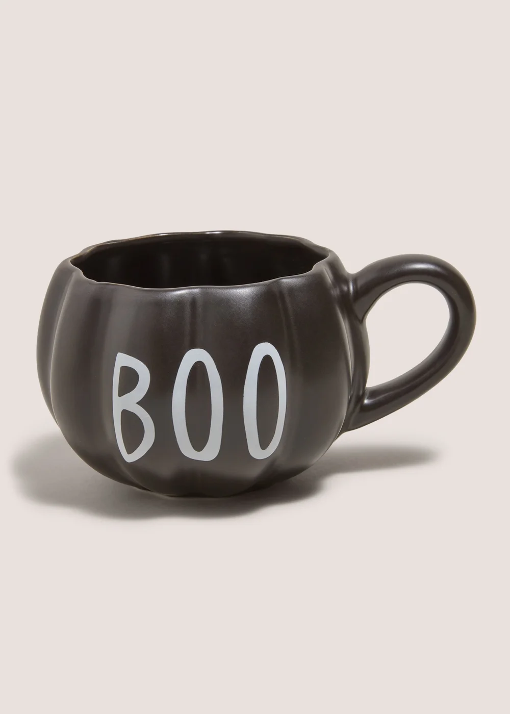 Halloween Black Boo Mug Image 1