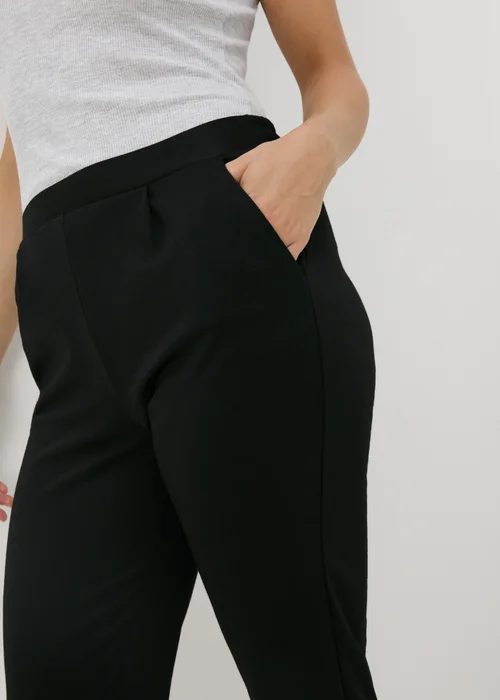 Black Ponte Straight Leg Trousers - 8 Image 2