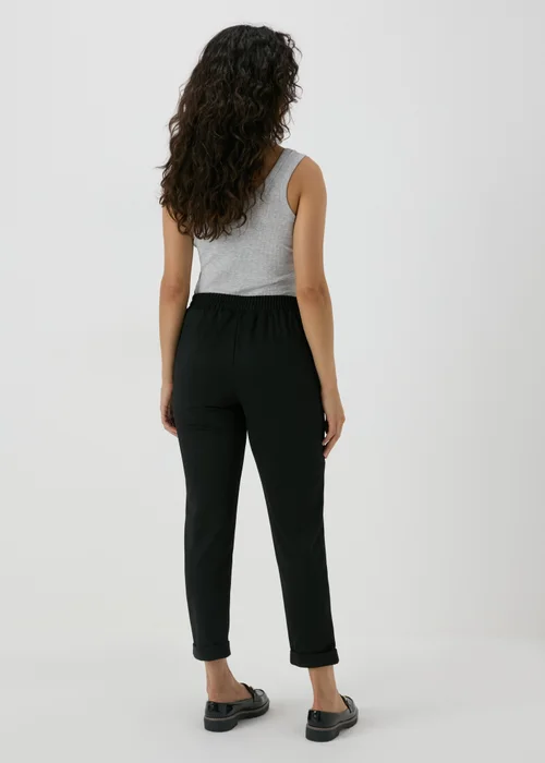 Black Ponte Straight Leg Trousers - 8 Image 3