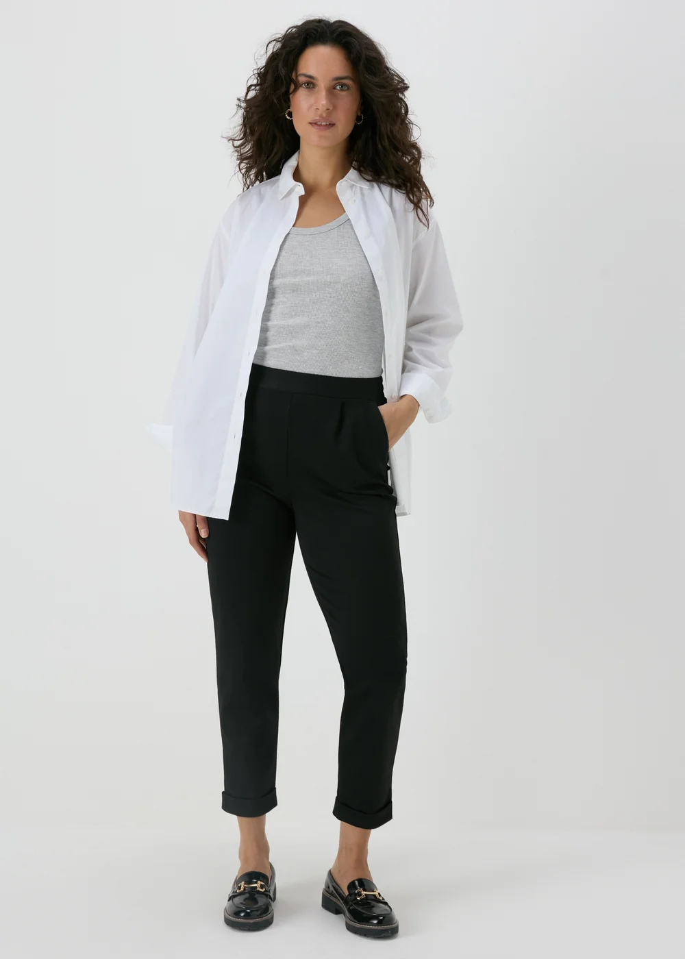 Black Ponte Straight Leg Trousers - 8 Image 1