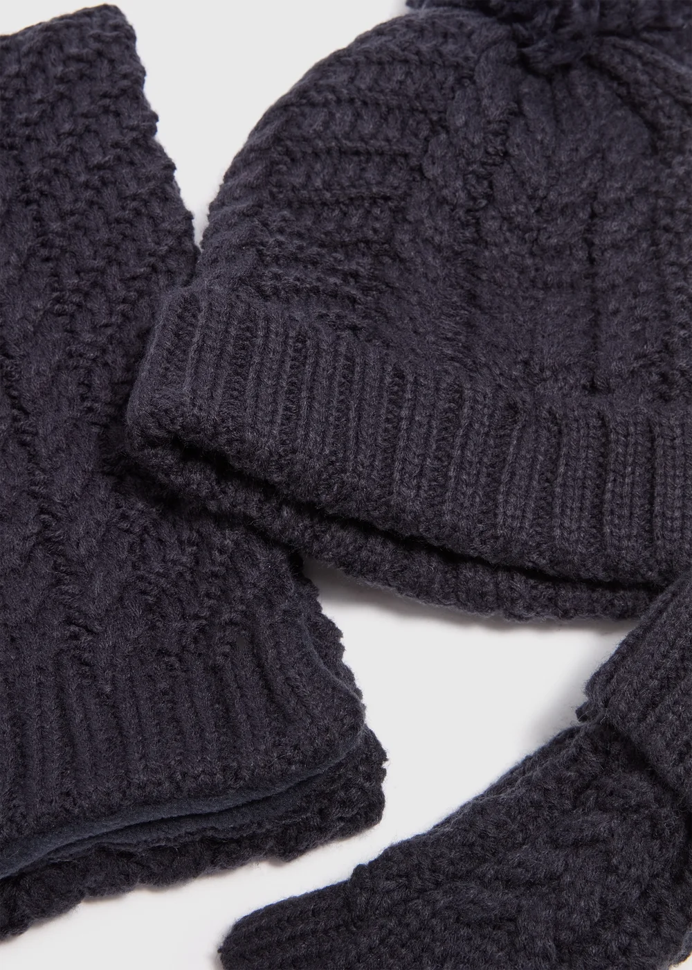 3 Pack Kids Navy Knit Snuggle Set (3-10yrs) - Age 3 - 6 Years Image 2