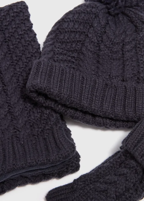 3 Pack Kids Navy Knit Snuggle Set (3-10yrs) - Age 3 - 6 Years Image 2