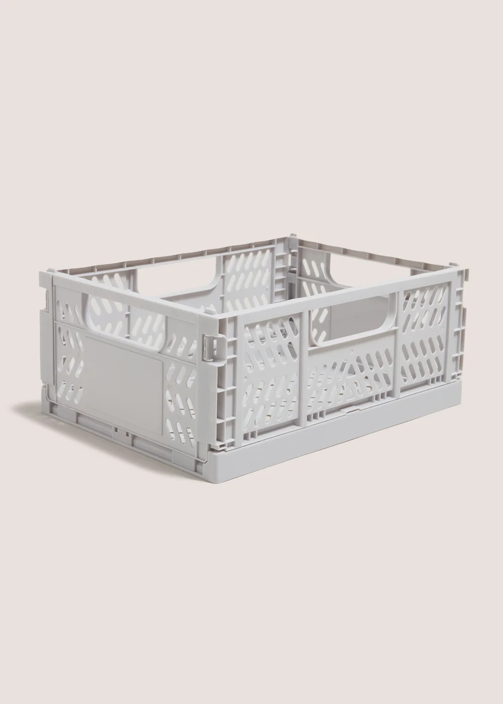 Grey Medium Collapsible Crate Image 1