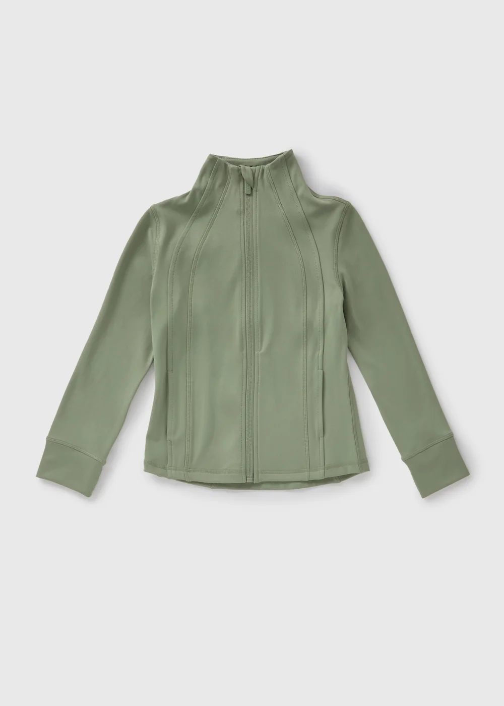 Girls Green Zip Sports Jacket (7-15yrs) - 7 Yrs Image 1