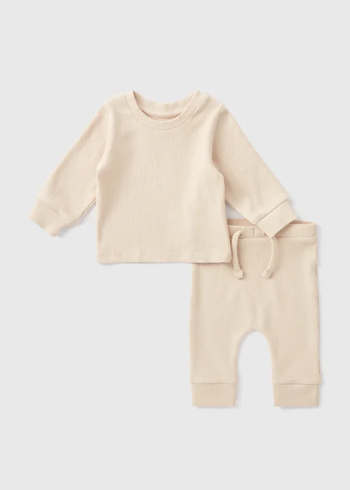 Baby Cream Top & Legging Set (Newborn-23mths) - 0-3 months Image 1