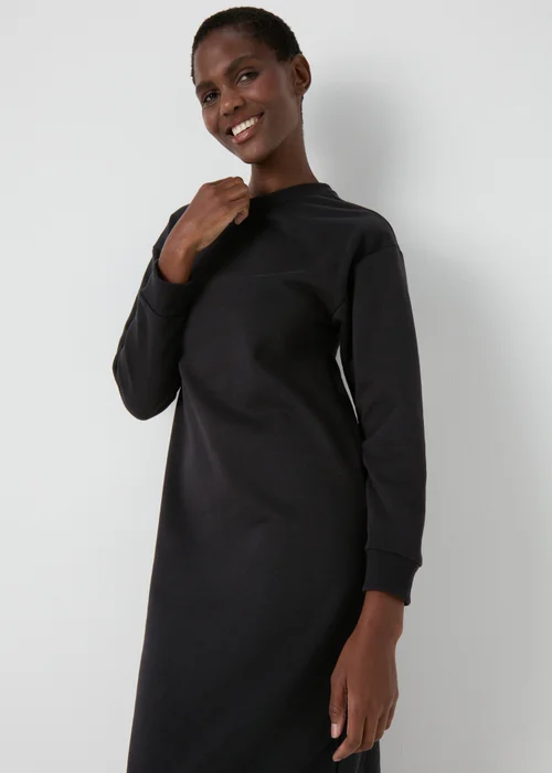 Black Sweater Midi Dress - 8 Image 3