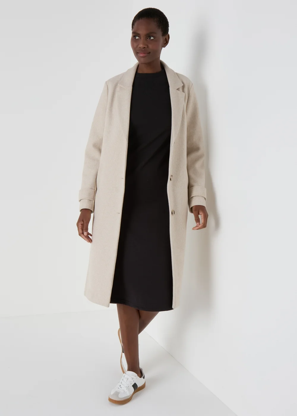 Black Sweater Midi Dress - 8 Image 2