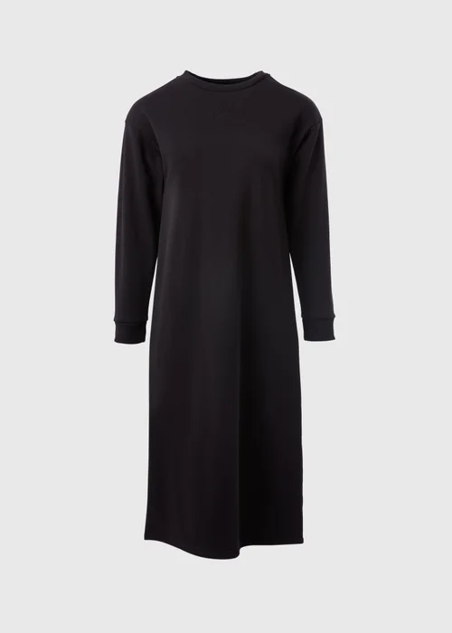 Black Sweater Midi Dress - 8 Image 4