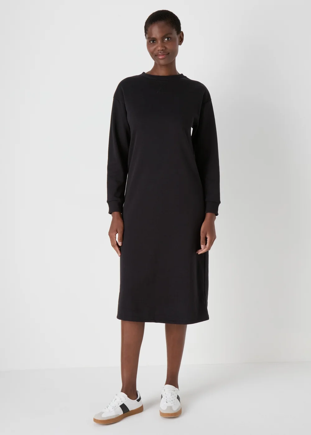 Black Sweater Midi Dress - 8 Image 1