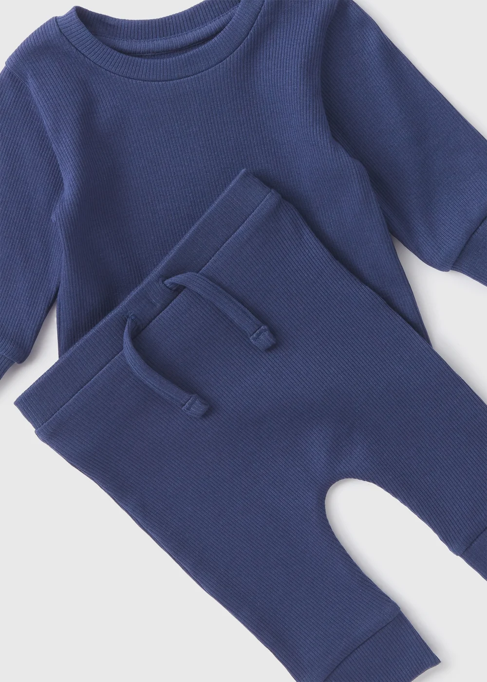 Baby Navy Top & Leggings Set (Newborn-23mths) - 0-3 months Image 2