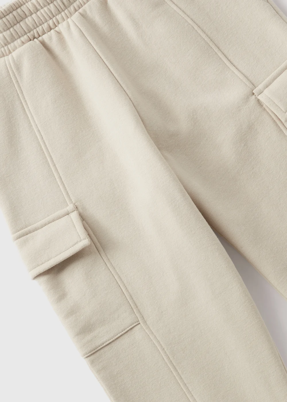 Girls Cream Cargo Jogging Bottoms (7-15yrs) - 8 Yrs Image 2