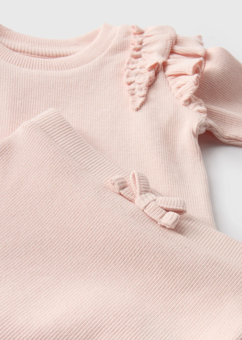 Baby Pink Top and Leggings Set (Newborn-23mths) - Age 0 - 3 Months Image 2